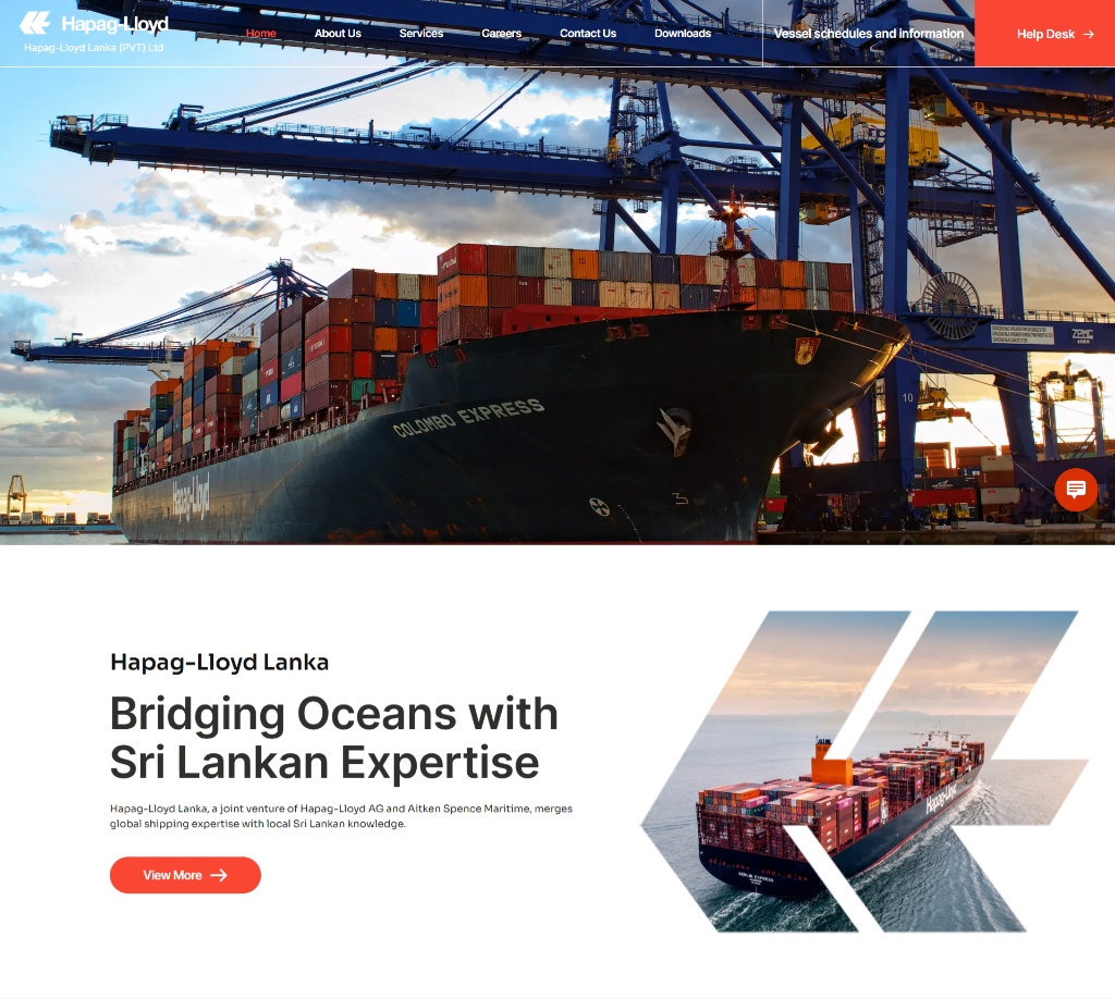 Hapag-Lloyd Lanka, a joint venture for global container shipping and logistics services in Sri Lanka.