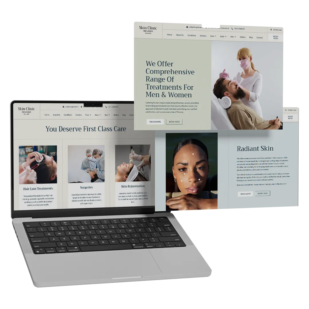 Weblook International | Software Development | Digital Marketing | Web Designing | Skin Clinic Case Study