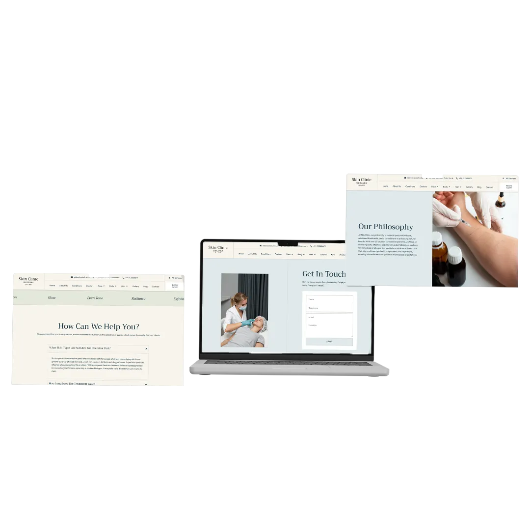 Weblook International | Software Development | Digital Marketing | Web Designing | Skin Clinic Case Study