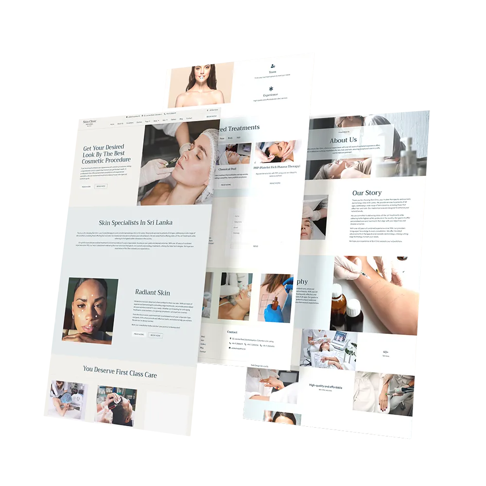 Weblook International | Software Development | Digital Marketing | Web Designing | Skin Clinic Case Study