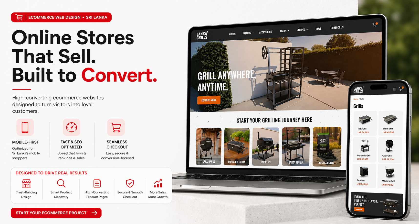 Ecommerce Web Design in Sri Lanka