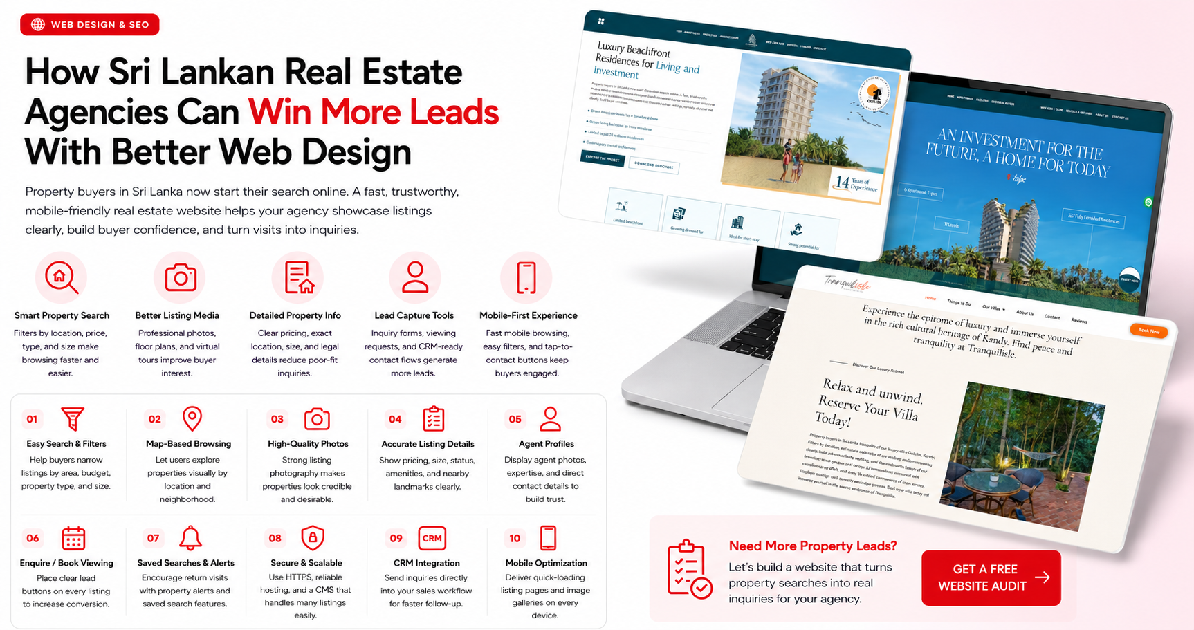 Web Design for Sri Lankan Real Estate Agencies